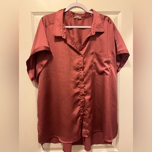 Pink oversized blouse!